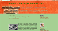 Desktop Screenshot of politicadeducacio-comunicactiva.blogspot.com