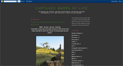 Desktop Screenshot of captureddropsoflife.blogspot.com