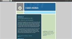 Desktop Screenshot of ineedchicken.blogspot.com