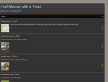 Tablet Screenshot of half-moosewithatwist.blogspot.com