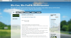 Desktop Screenshot of biogasbiofuel.blogspot.com