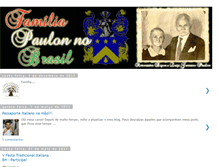 Tablet Screenshot of familiapaulonbrasil.blogspot.com