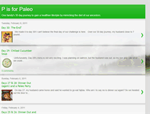 Tablet Screenshot of pisforpaleo.blogspot.com