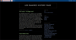 Desktop Screenshot of leo-ramirez.blogspot.com