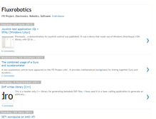 Tablet Screenshot of fluxrobotics.blogspot.com