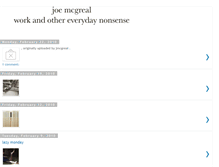 Tablet Screenshot of joe-mcgreal.blogspot.com