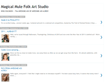 Tablet Screenshot of magicalmulefolkartstudio.blogspot.com