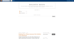 Desktop Screenshot of holisticbeefs.blogspot.com