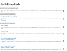 Tablet Screenshot of kindlecheapreads.blogspot.com