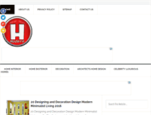 Tablet Screenshot of newhomemoderndesign.blogspot.com