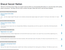 Tablet Screenshot of dracutsoccer.blogspot.com