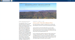 Desktop Screenshot of marylandchallenge.blogspot.com