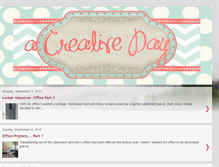 Tablet Screenshot of everydayisacreativeday.blogspot.com