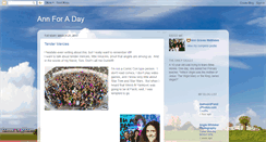 Desktop Screenshot of annforaday.blogspot.com