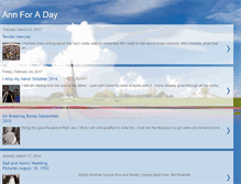 Tablet Screenshot of annforaday.blogspot.com