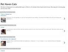 Tablet Screenshot of pethavencats.blogspot.com