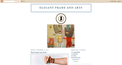 Desktop Screenshot of elegantframeandarts.blogspot.com