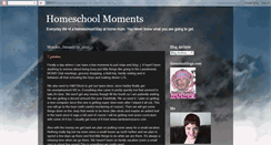 Desktop Screenshot of homeschoolmoments.blogspot.com