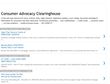 Tablet Screenshot of consumerclearinghouse.blogspot.com