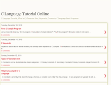 Tablet Screenshot of c-tutoriall.blogspot.com