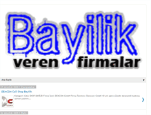 Tablet Screenshot of bayilikverenfirmalar.blogspot.com