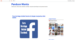 Desktop Screenshot of panduanwanita.blogspot.com