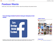 Tablet Screenshot of panduanwanita.blogspot.com