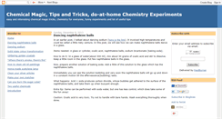 Desktop Screenshot of chemical-magic.blogspot.com