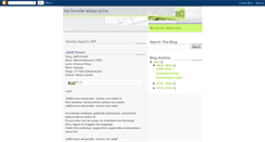 Desktop Screenshot of myfavoritetelugulyrics.blogspot.com