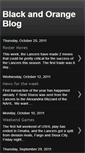 Mobile Screenshot of blackandorangeblog.blogspot.com