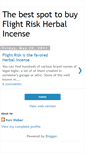 Mobile Screenshot of flight-risk-herbal-incense69.blogspot.com