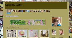 Desktop Screenshot of goldenrosecrafters.blogspot.com