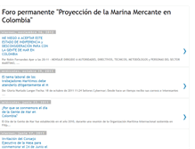 Tablet Screenshot of foroproyeccionmarina.blogspot.com