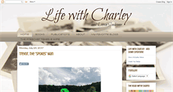 Desktop Screenshot of lifewithcharley.blogspot.com