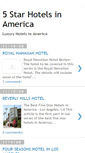 Mobile Screenshot of 5-star-hotels-in-america.blogspot.com