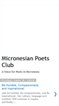 Mobile Screenshot of micronesianpoetsclub.blogspot.com