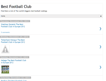 Tablet Screenshot of best-football-club.blogspot.com