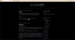 Desktop Screenshot of alavolonte.blogspot.com