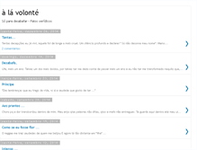 Tablet Screenshot of alavolonte.blogspot.com