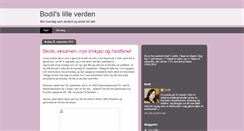 Desktop Screenshot of bodilslilleverden.blogspot.com