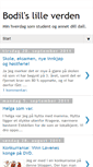 Mobile Screenshot of bodilslilleverden.blogspot.com