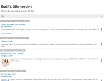 Tablet Screenshot of bodilslilleverden.blogspot.com