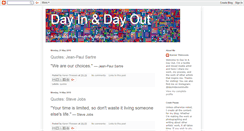 Desktop Screenshot of dayindayout10.blogspot.com