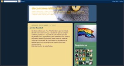 Desktop Screenshot of decaminoalalibertad.blogspot.com