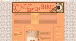 Desktop Screenshot of catgreenbike.blogspot.com