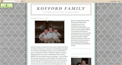 Desktop Screenshot of koffordfamilyblog.blogspot.com