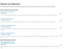 Tablet Screenshot of dream-lcd-monitors.blogspot.com