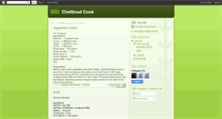 Desktop Screenshot of chettinadcook.blogspot.com