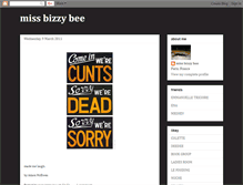 Tablet Screenshot of missbizzybee.blogspot.com