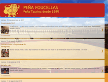 Tablet Screenshot of losfoucellas.blogspot.com